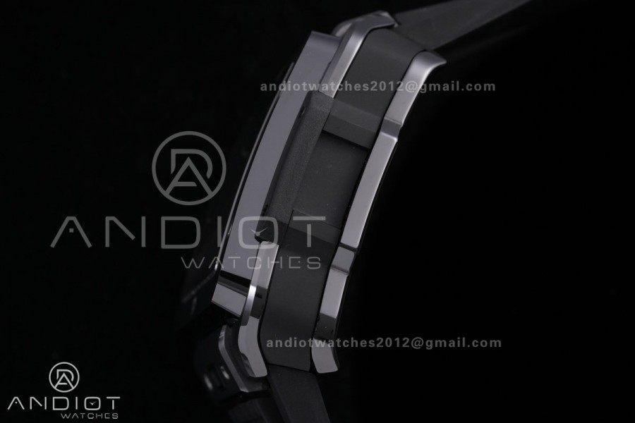Square Bang Unico Black Ceramic BBF 1:1 Best Edition on Rubber Strap A1280