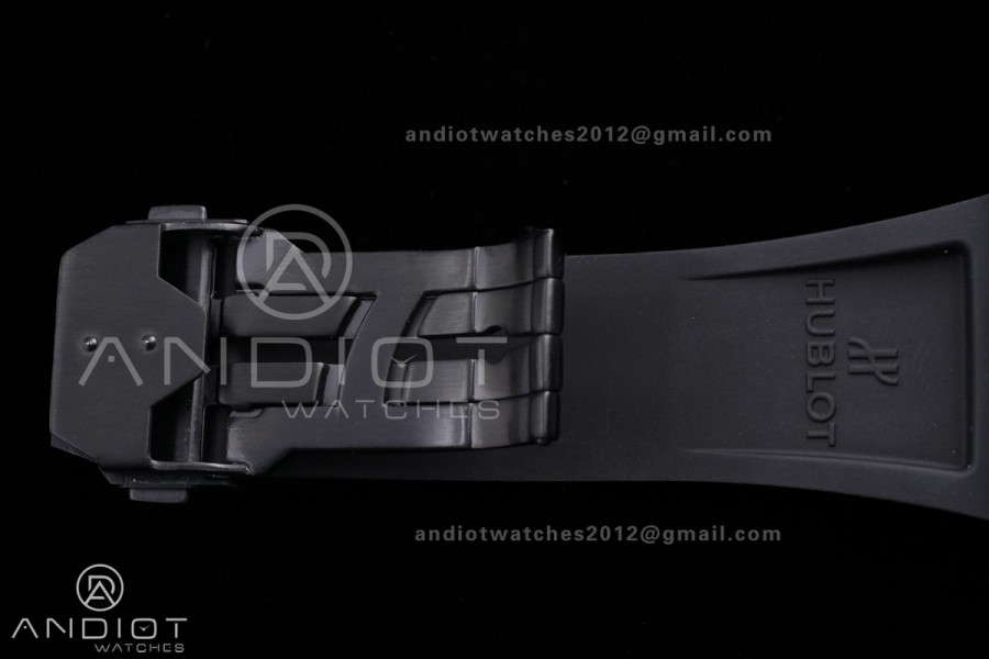 Square Bang Unico Black Ceramic BBF 1:1 Best Edition on Rubber Strap A1280