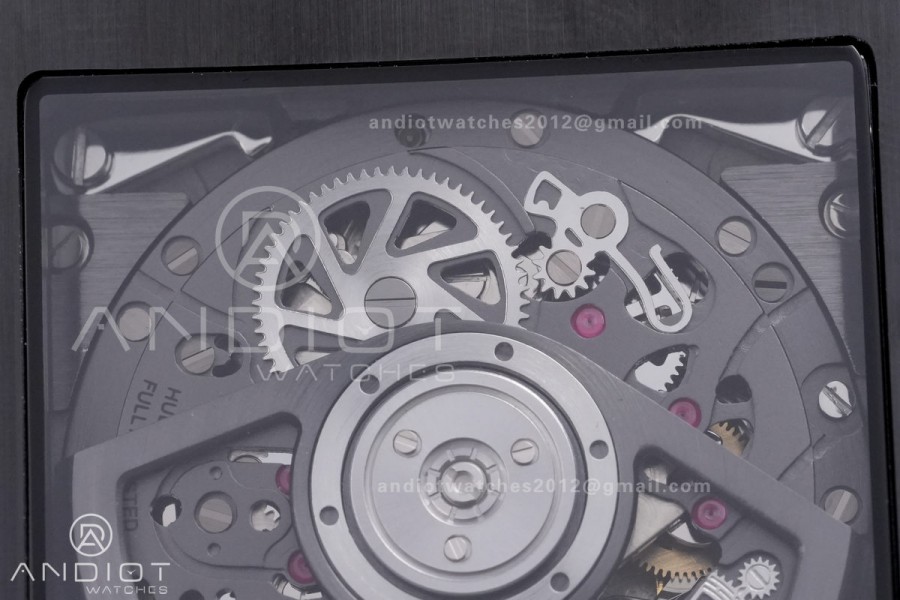 Square Bang Unico Black Ceramic BBF 1:1 Best Edition on Rubber Strap A1280