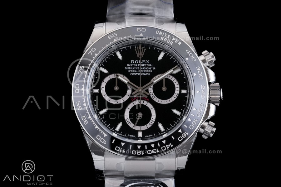 Daytona 126500 BTF 1:1 Best Edition 904L Steel Black Dial On SS Bracelet DD4131 V3