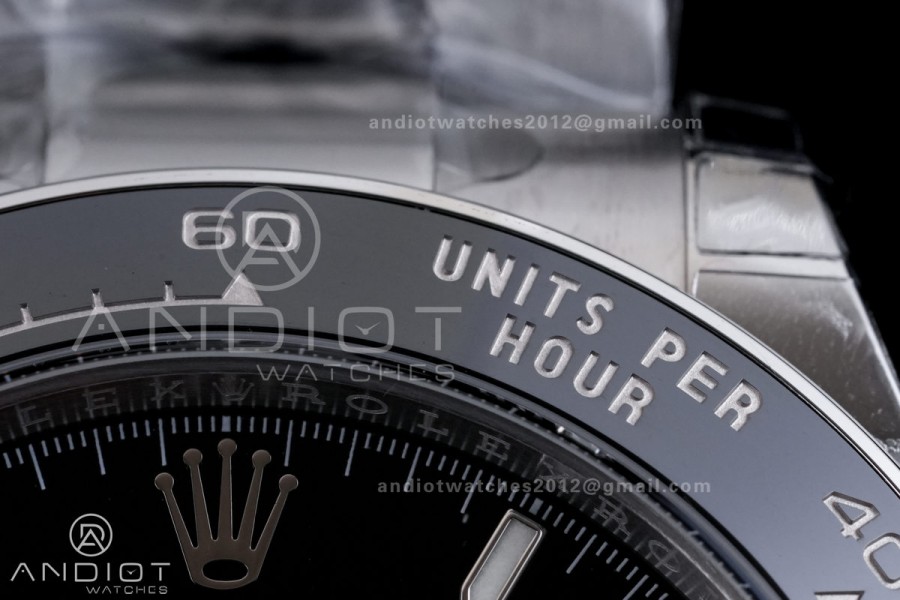 Daytona 126500 BTF 1:1 Best Edition 904L Steel Black Dial On SS Bracelet DD4131 V3