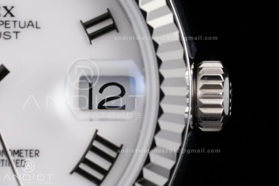 DateJust 31 Ladies GSF White Dial Roman Markers on Jubilee Bracelet A2236	