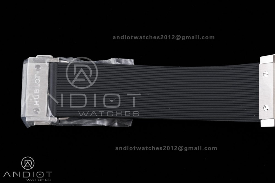 Classic Fusion 42mm Titanium JJZF 1:1 V2 Best Edition Gray Dial On Black Rubber Strap