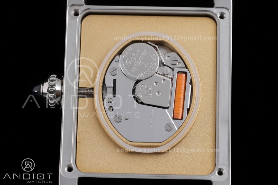 Tank Must 25.5mm AF SS Best Edition Red Dial On Red Leather Ronda Quartz