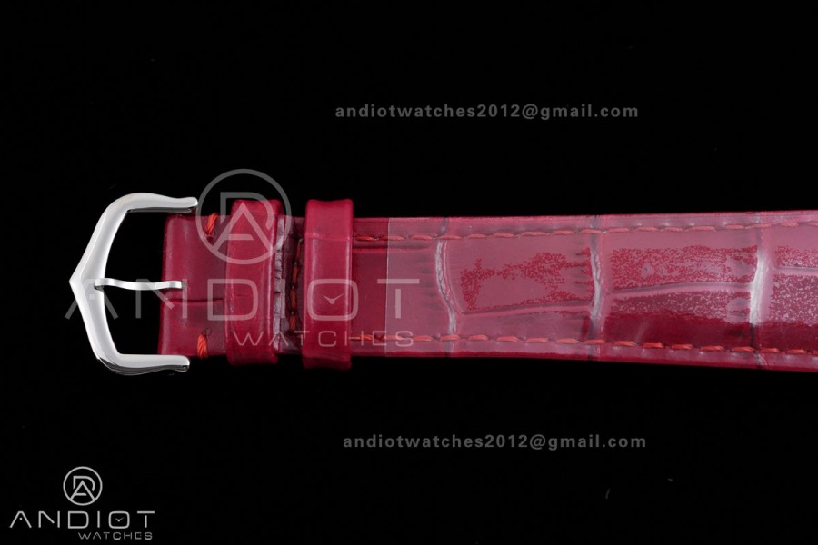 Tank Must 25.5mm AF SS Best Edition Red Dial On Red Leather Ronda Quartz