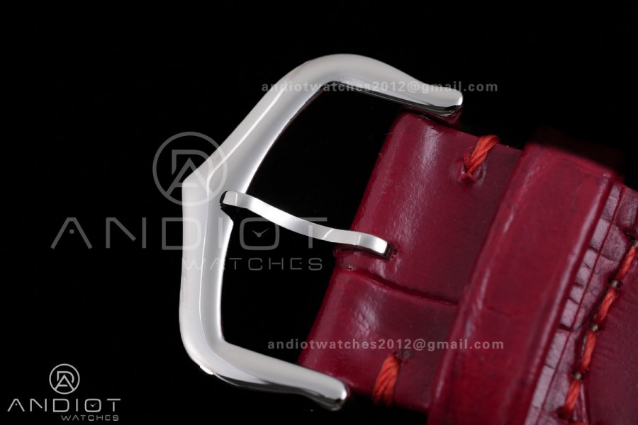 Tank Must 25.5mm AF SS Best Edition Red Dial On Red Leather Ronda Quartz