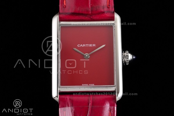 Tank Must 25.5mm AF SS Best Edition Red Dial On Re...