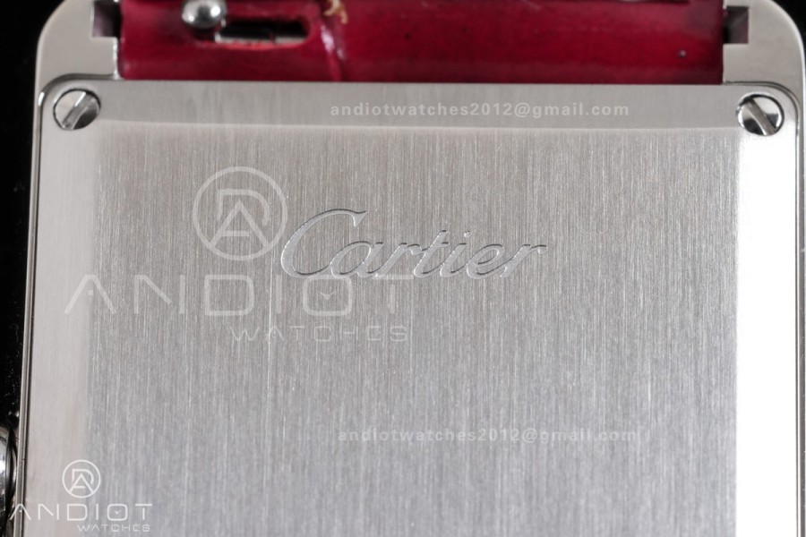 Tank Must 25.5mm AF SS Best Edition Red Dial On Red Leather Ronda Quartz