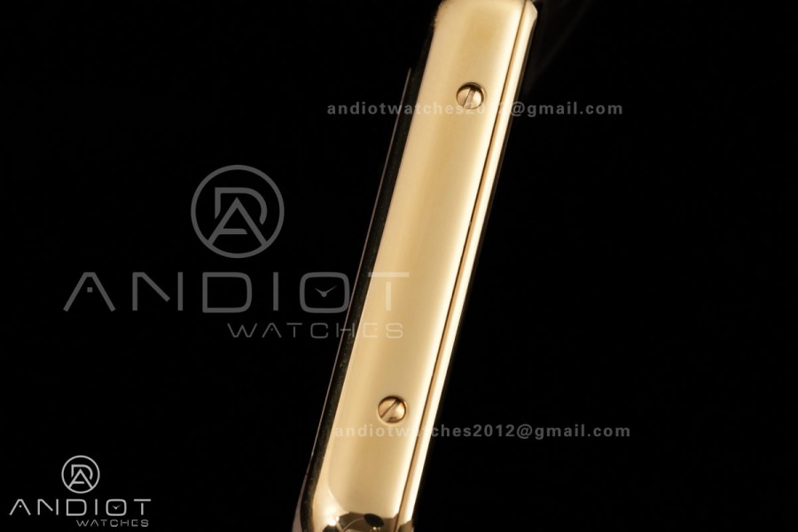 Tank Must 25.5mm YG AF 1:1 Best Edition Red Dial On Red Leather Ronda Quartz