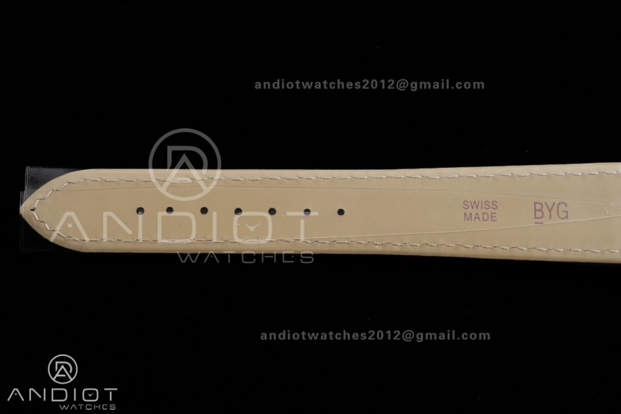 Tank Must 25.5mm RG AF 1:1 Best Edition Black Dial On Black Leather Ronda Quartz