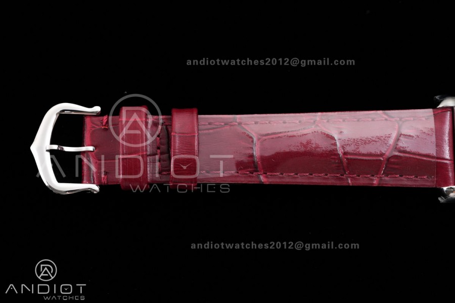 Tank Must 22mm SS AF Best Edition Red Dial On Red Leather Ronda Quartz