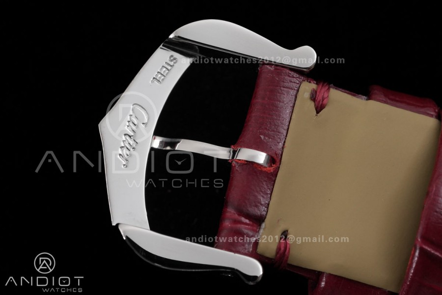 Tank Must 22mm SS AF Best Edition Red Dial On Red Leather Ronda Quartz