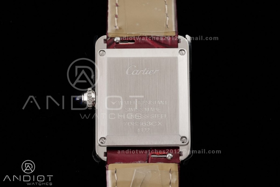 Tank Must 22mm SS AF Best Edition Red Dial On Red Leather Ronda Quartz