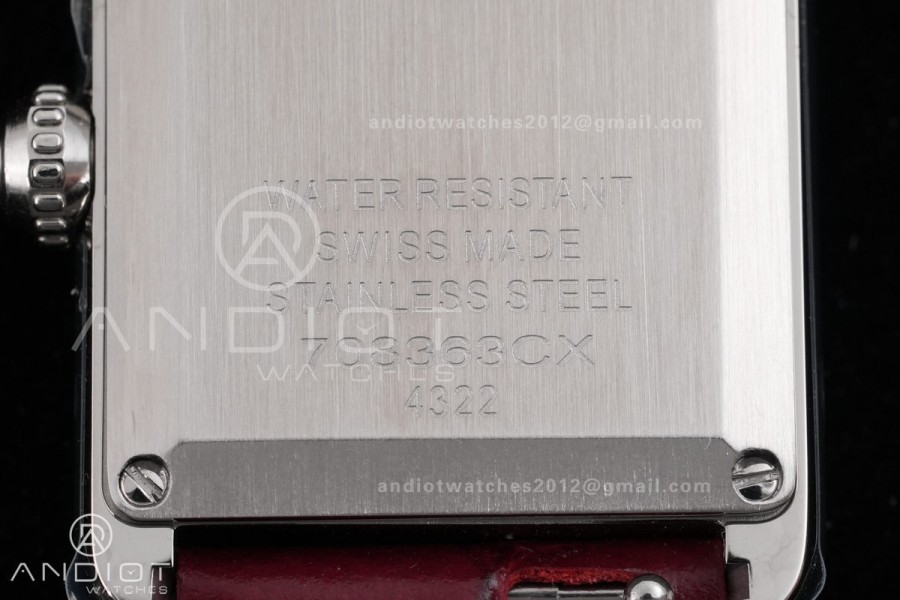 Tank Must 22mm SS AF Best Edition Red Dial On Red Leather Ronda Quartz