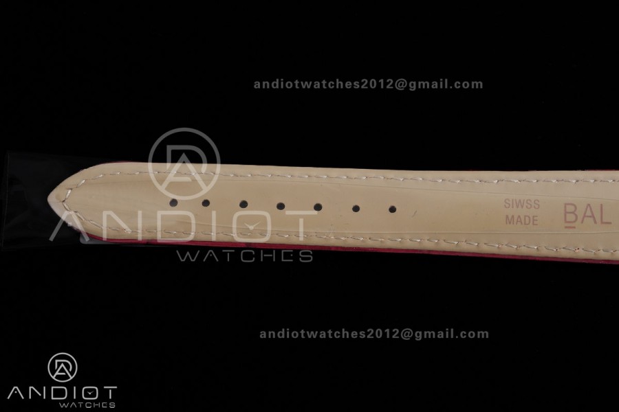 Tank Must 22mm YG AF Best Edition Red Dial On Red Leather Ronda Quartz