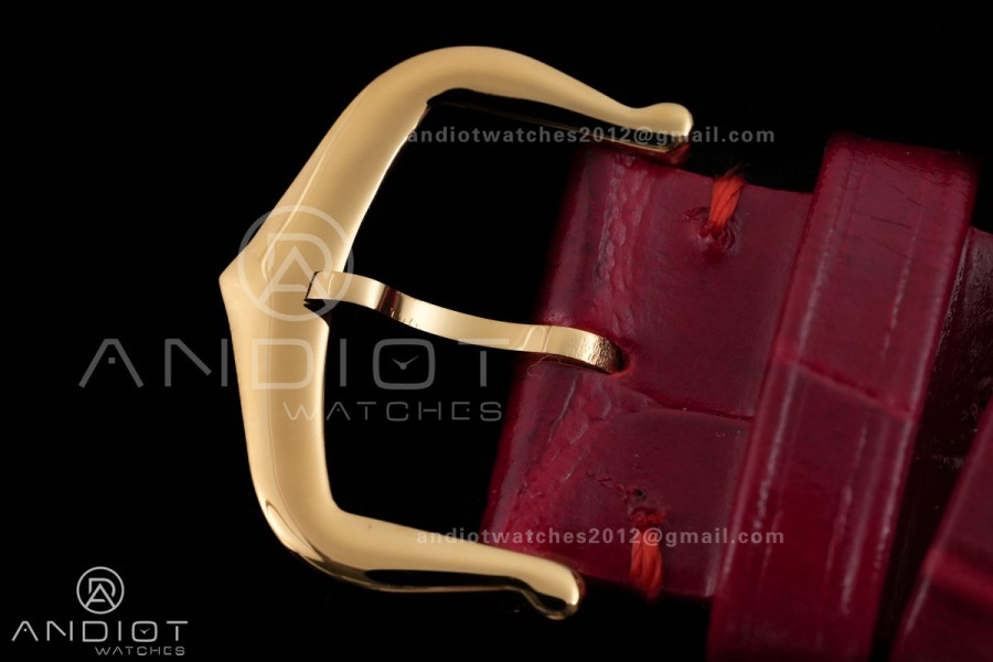 Tank Must 22mm YG AF Best Edition Red Dial On Red Leather Ronda Quartz