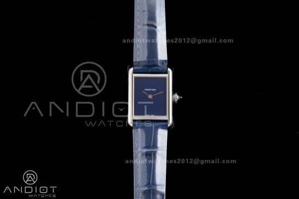 Tank Must 22mm SS AF Best Edition Blue Dial On Blu...