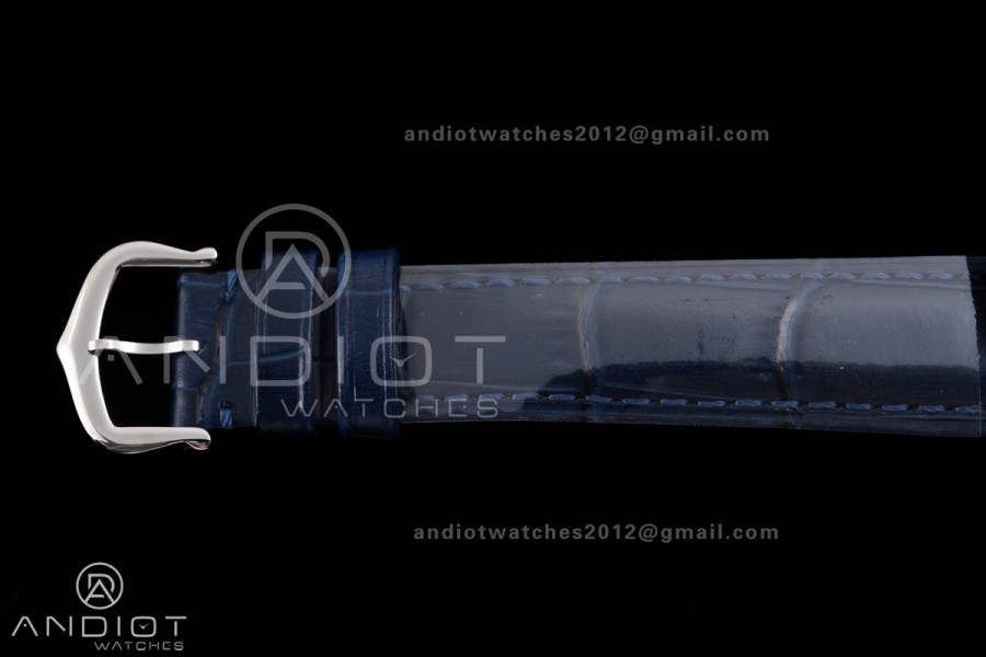 Tank Must 22mm SS AF Best Edition Blue Dial On Blue Leather Ronda Quartz