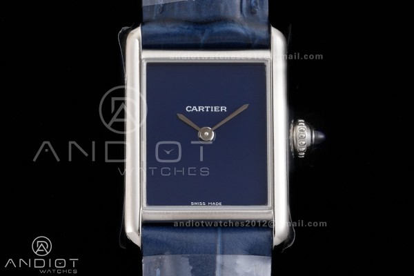 Tank Must 22mm SS AF Best Edition Blue Dial On Blu...