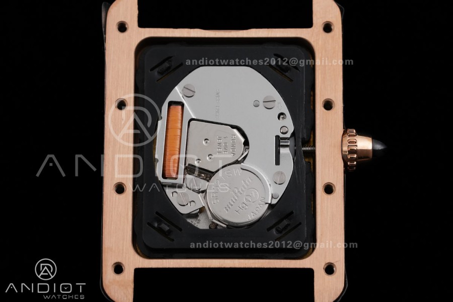 Tank Must 22mm RG AF Best Edition Black Dial On Black Leather Ronda Quartz