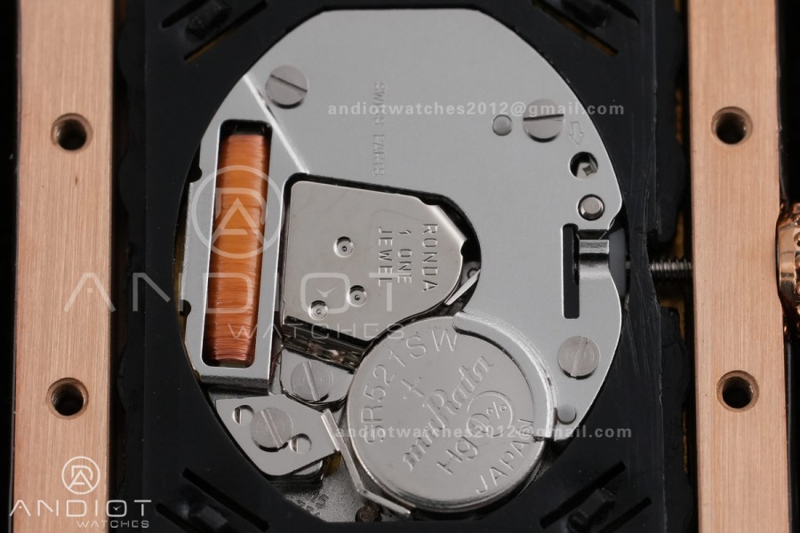 Tank Must 22mm RG AF Best Edition Black Dial On Black Leather Ronda Quartz