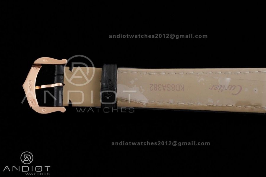 Tank Must 22mm RG AF Best Edition Black Dial On Black Leather Ronda Quartz