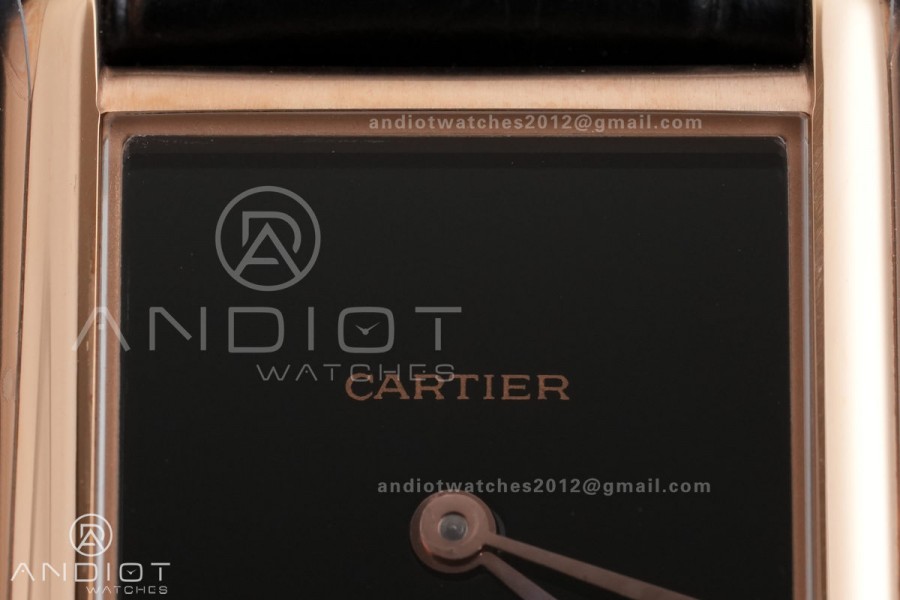 Tank Must 22mm RG AF Best Edition Black Dial On Black Leather Ronda Quartz