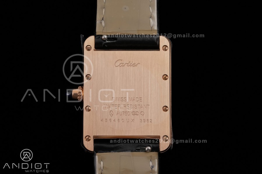 Tank Must 22mm RG AF Best Edition Black Dial On Black Leather Ronda Quartz