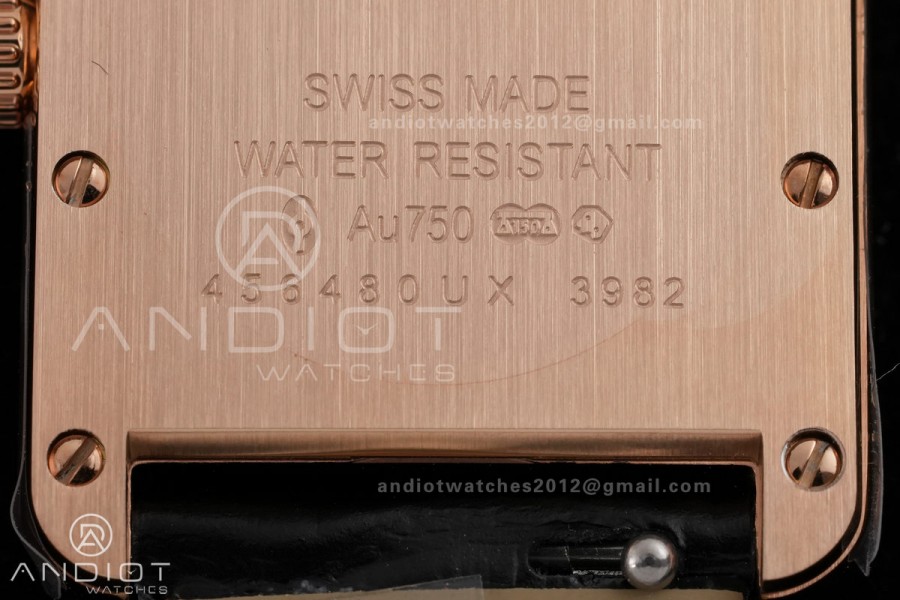 Tank Must 22mm RG AF Best Edition Black Dial On Black Leather Ronda Quartz