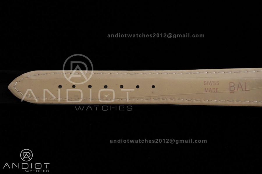 Tank Must 22mm YG AF Best Edition Black Dial On Black Leather Ronda Quartz