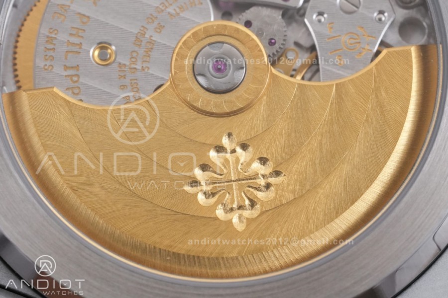 Nautilus 5811 DDF 1:1 Best Edition Blue Textured Dial on SS Bracelet DD330 Super Clone (Weighted)