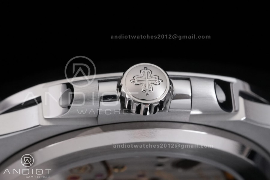 Nautilus 5811 DDF 1:1 Best Edition Blue Textured Dial on SS Bracelet DD330 Super Clone (Weighted)