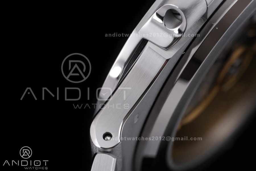 Nautilus 5811 DDF 1:1 Best Edition Blue Textured Dial on SS Bracelet DD330 Super Clone (Weighted)