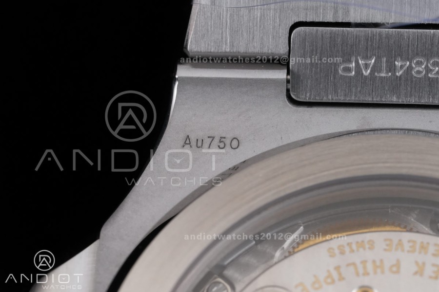 Nautilus 5811 DDF 1:1 Best Edition Blue Textured Dial on SS Bracelet DD330 Super Clone (Weighted)