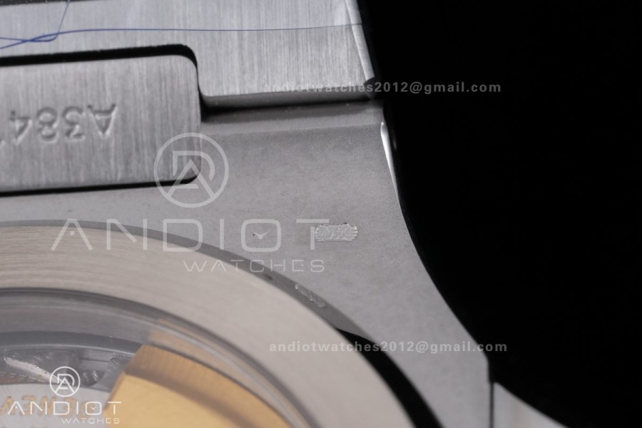 Nautilus 5811 DDF 1:1 Best Edition Blue Textured Dial on SS Bracelet DD330 Super Clone (Weighted)