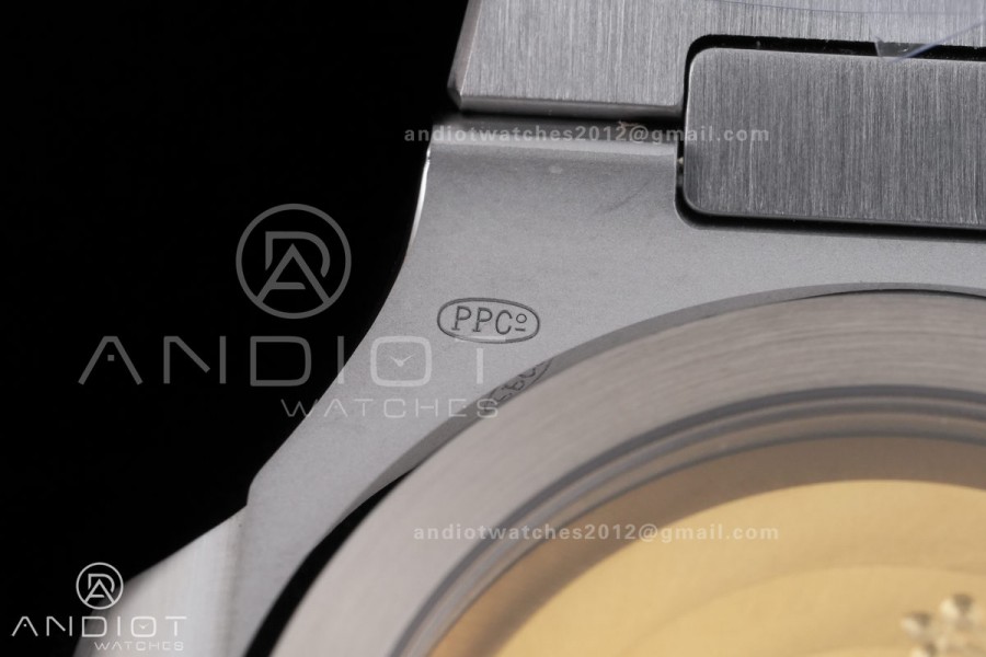 Nautilus 5811 DDF 1:1 Best Edition Blue Textured Dial on SS Bracelet DD330 Super Clone (Weighted)