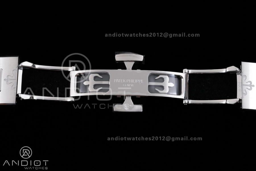 Nautilus 5811 DDF 1:1 Best Edition Blue Textured Dial on SS Bracelet DD330 Super Clone (Weighted)