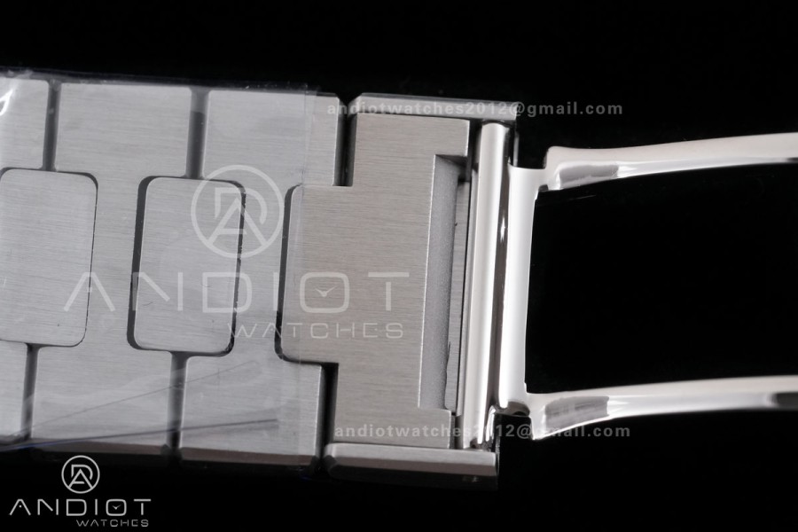 Nautilus 5811 DDF 1:1 Best Edition Blue Textured Dial on SS Bracelet DD330 Super Clone (Weighted)