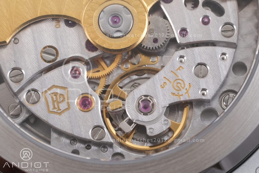 Nautilus 5811 DDF 1:1 Best Edition Blue Textured Dial on SS Bracelet DD330 Super Clone (Weighted)