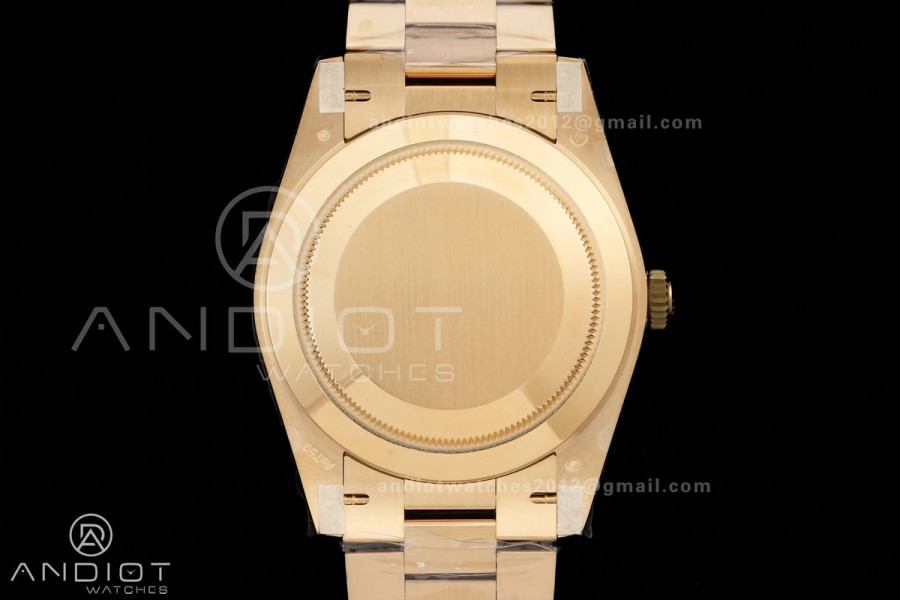 Day Date 40 YG 228238 RCF 1:1 Best Edition Green Crystal Dial on President Bracelet VR3255 (211g)