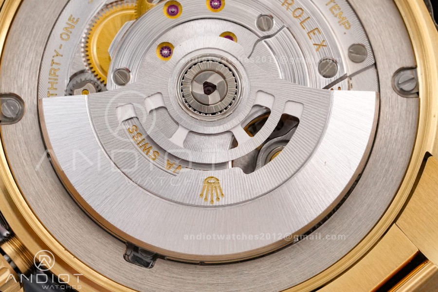 Day Date 40 YG 228238 RCF 1:1 Best Edition Sliver Roman Dial on President Bracelet VR3255 (211g)