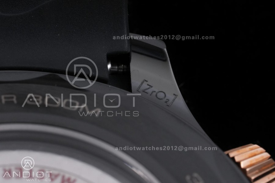 Seamaster Diver 300M Ceramic/RG V4 VSF 1:1 Best Edition Black Dial On Black Rubber Strap Asian Super Clone 8806