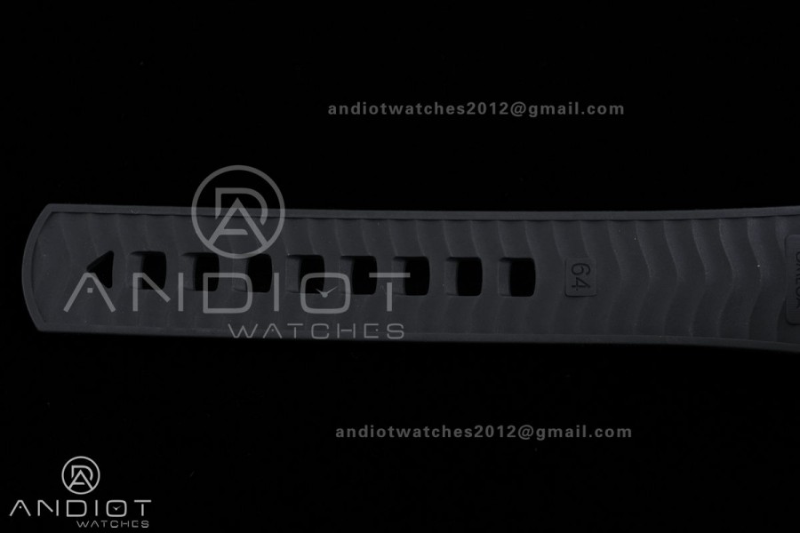 Seamaster Diver 300M Ceramic/RG V4 VSF 1:1 Best Edition Black Dial On Black Rubber Strap Asian Super Clone 8806