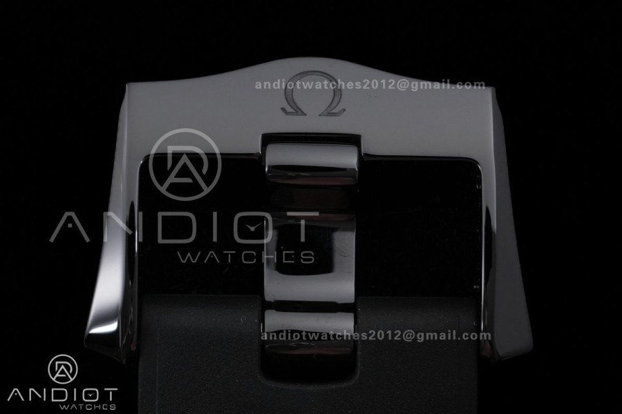 Seamaster Diver 300M Ceramic/RG V4 VSF 1:1 Best Edition Black Dial On Black Rubber Strap Asian Super Clone 8806