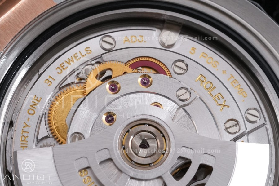 Yacht-Master 126621 SS/RG 904L Steel VSF 1:1 Best Edition Brown Dial on SS/RG Bracelet VS3235