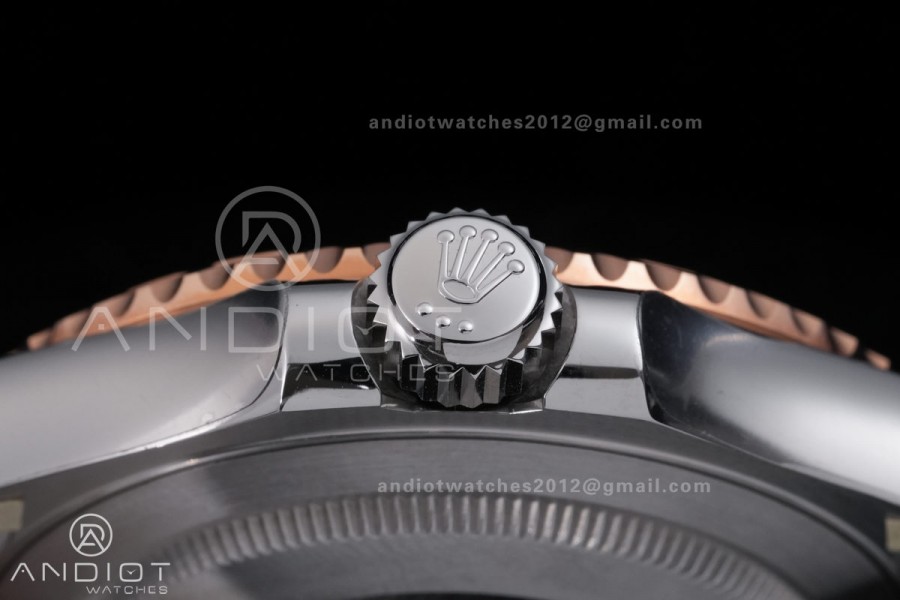 Yacht-Master 126621 SS/RG 904L Steel VSF 1:1 Best Edition Brown Dial on SS/RG Bracelet VS3235