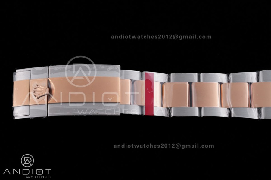 Yacht-Master 126621 SS/RG 904L Steel VSF 1:1 Best Edition Brown Dial on SS/RG Bracelet VS3235