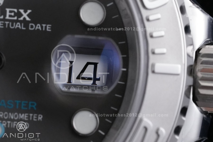 Yacht-Master 126622 904L Steel RCF 1:1 Best Edition Gray Dial on SS Bracelet 3235