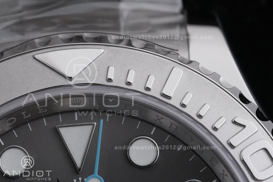 Yacht-Master 126622 904L Steel RCF 1:1 Best Edition Gray Dial on SS Bracelet 3235