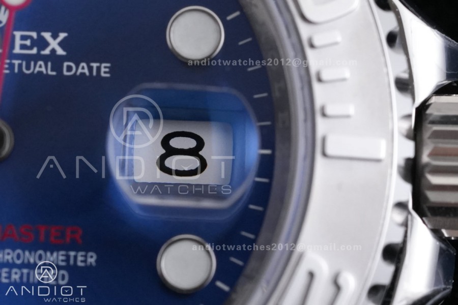 Yacht-Master 126622 904L Steel RCF 1:1 Best Edition Blue Dial on SS Bracelet 3235